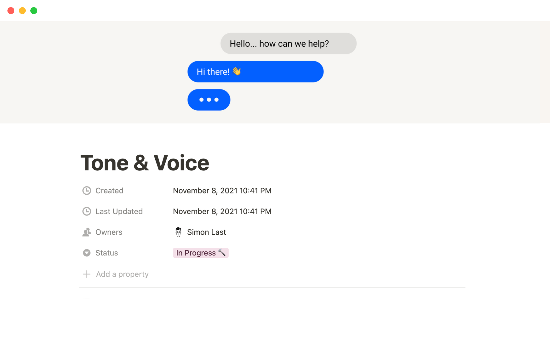 Document design patterns, assets, and brand. Make assets downloadable for anyone on your team.