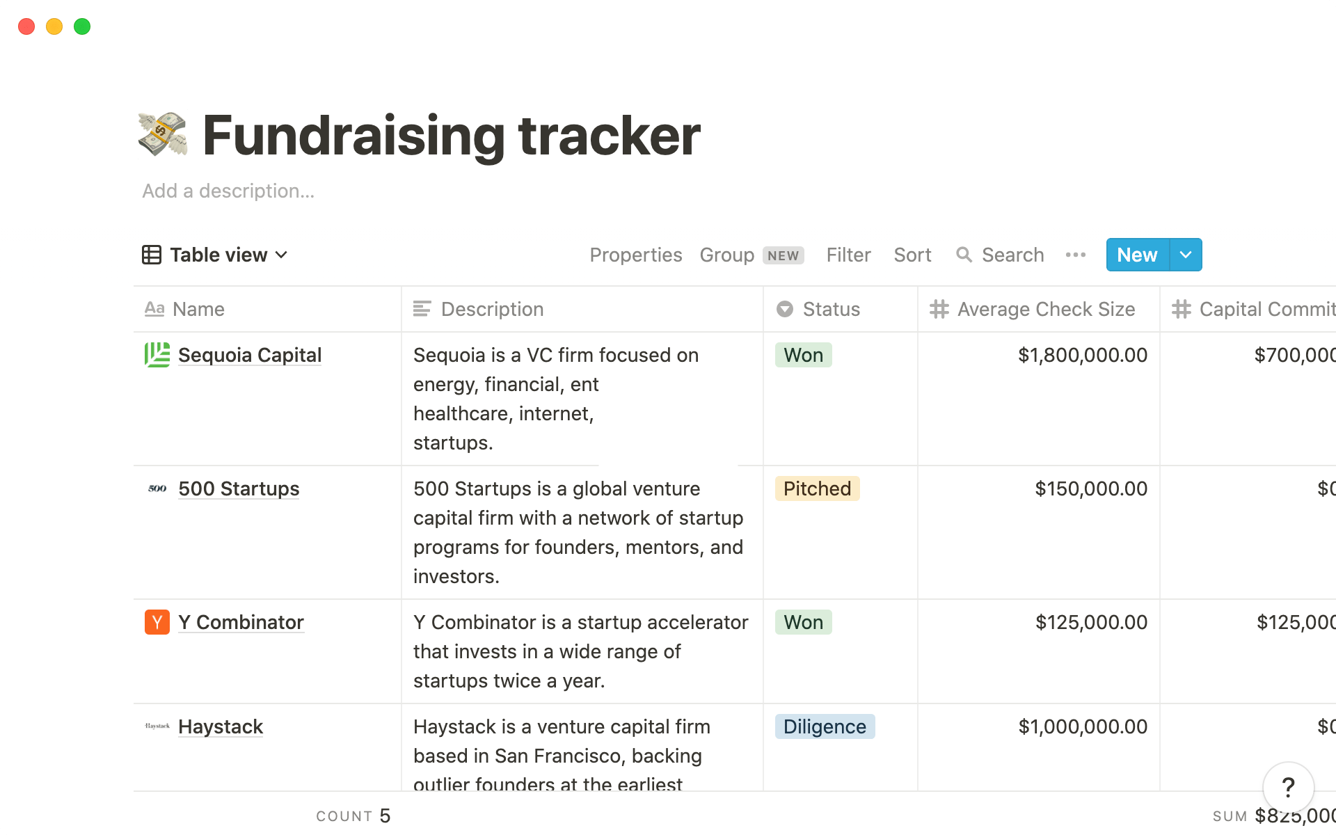 Keep track of each round