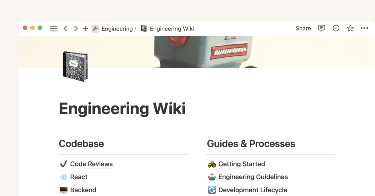 Notion for engineers: A comprehensive guide to streamlining project management